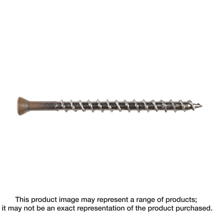 Simpson S07100WP1 Deck-Drive DWP WOOD SS Screw — #7 x 1 in. T-15, Trim Head, Type 305 1 lb.