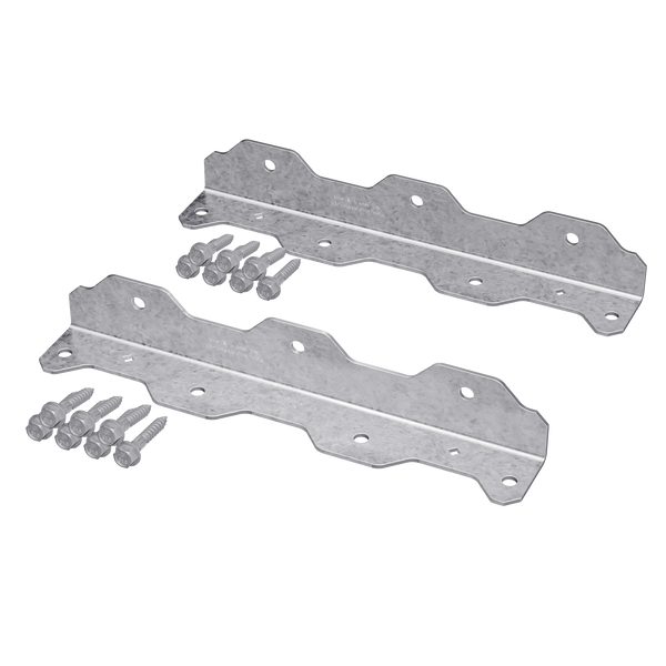 Simpson TA10ZKT TA 10-1/4 in. 12-Gauge ZMAX Galvanized Staircase Angle 2-Qty