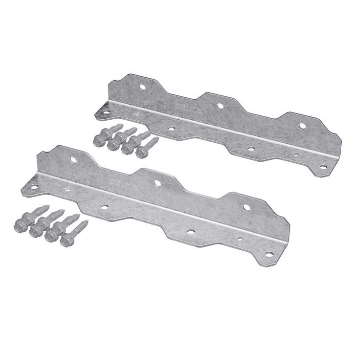 Simpson TA9ZKT TA 8-1/4 in. 12-Gauge ZMAX Galvanized Staircase Angle 2-Qty