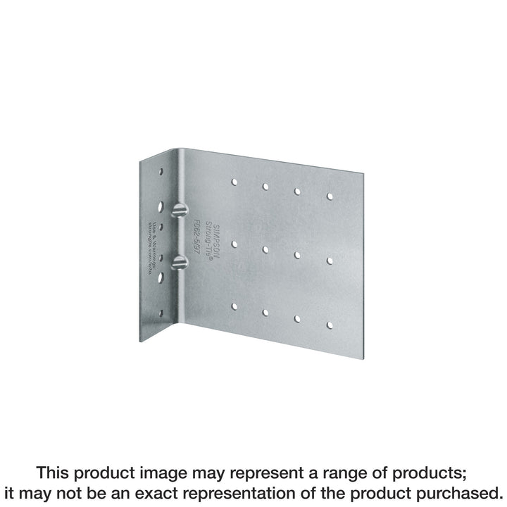 Simpson FC32-5/97-R25 FC 2 in. x 3-1/2 in. x 5 in. 12-Gauge Bypass Framing Fixed-Clip Connector Qty-25