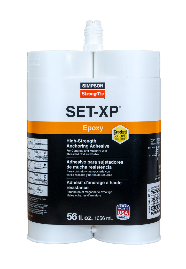 Simpson SET-XP56 SET-XP 56-oz. High-Strength Epoxy Adhesive Cartridge