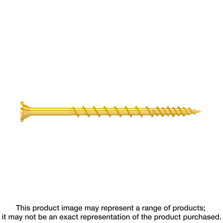 Simpson WSV3S Strong-Drive WSV SUBFLOOR Screw Collated — #9 x 3 in. T-25, Yellow-Zinc 1000-Qty