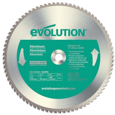 Evolution 14BLADEAL ALUM CUTTING BLADE 14"