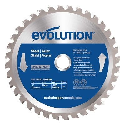 Evolution 180BLADEST STEEL CUTTING BLADE 7"