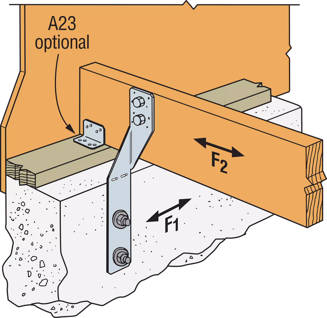 Simpson FJA FJA 19-1/2 in. x 2-1/2 in. Foundation Anchor