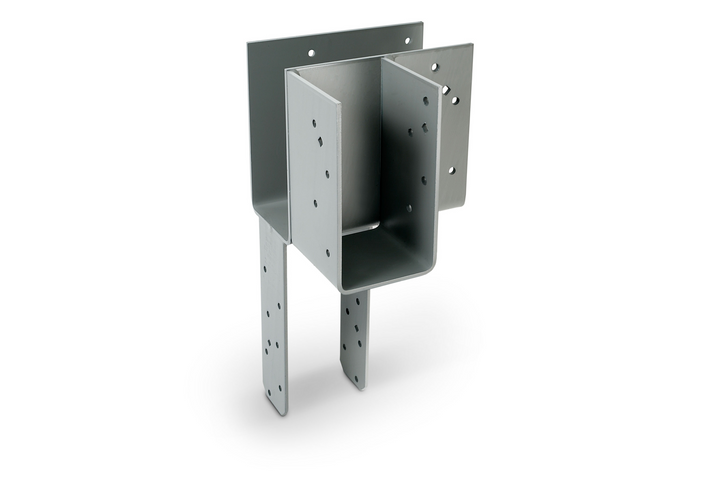 Simpson ECCLLQ666SDS ECCLLQ L-Shape End Column Cap for 6x Beams, 6x Post w/ SDS Screws, Skewed Left