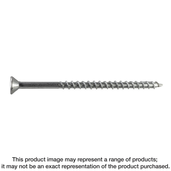 Simpson S12400WP5 Strong-Drive DWP WOOD SS Screw — #12 x 4 in. T-27, Flat Head, Type 305 5 lb.