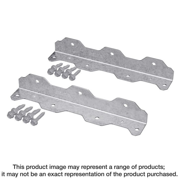 Simpson TA10ZKT TA 10-1/4 in. 12-Gauge ZMAX Galvanized Staircase Angle 2-Qty