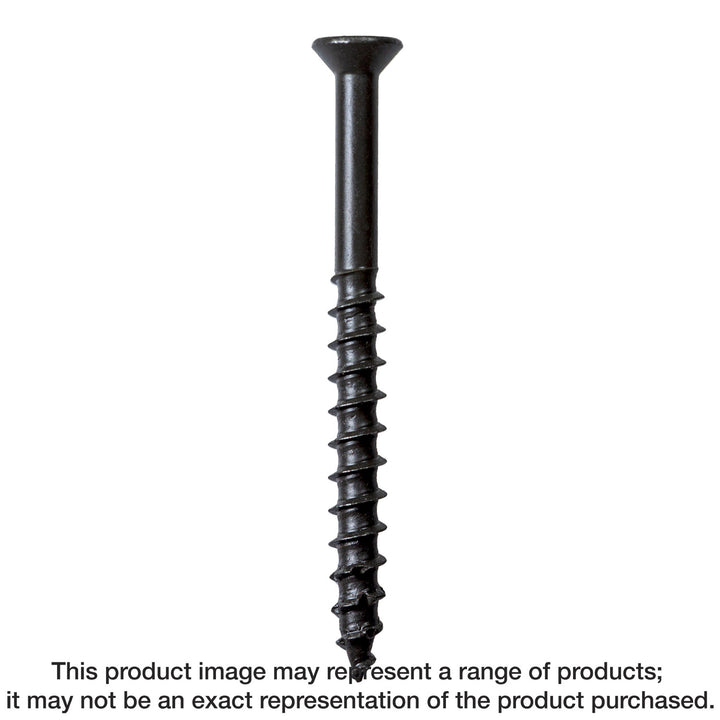 Simpson TNTB25234TTR Titen Turbo — 1/4 in. x 2-3/4 in. 6-Lobe Trim-Head Concrete and Masonry Screw, Bronze 100-Qty