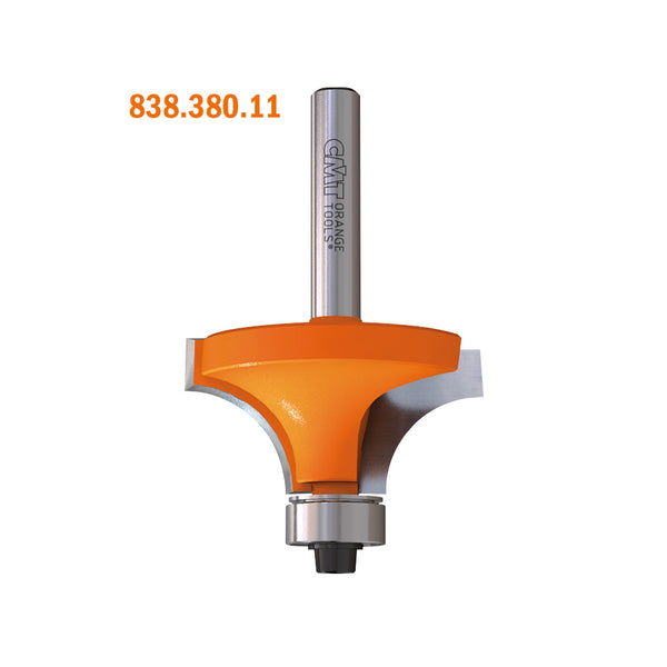 CMT Orange Tools 838.147.11 SOLID SURFACE - ROUNDING OVER BIT D=37/64”x3/8”  R=3/64”  S=1/4”