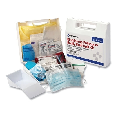 First Aid Only 214UFAO 24 PIECE BLOODBORNE PATHOGEN SPILL KIT