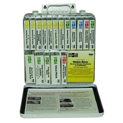 First Aid Only 5301 STEEL 24 UNIT UNITIZED FIRST AID KIT STANDARD FI