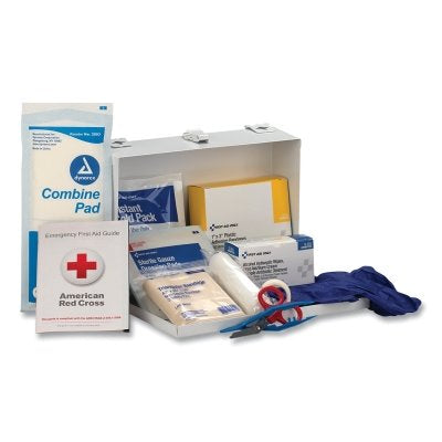 First Aid Only 6086 25 PERSON STEEL CONTRACTOR'S FIRST AID KIT