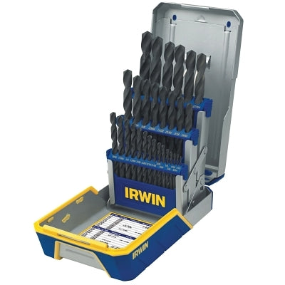 Irwin 3018004 29 PIECE DRILL BIT INDUSTRIAL SET CASE BLK OXIDE