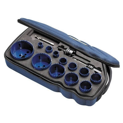 Irwin 3073004 Bi-Metal Hole Saws Sets, 5/8 in - 3 in Cut Diam.