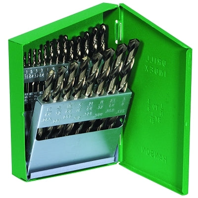 Irwin 63137ZR Cobalt High Speed Steel Drill Bit Sets, 1/16 in - 1/2 in Cut Dia.
