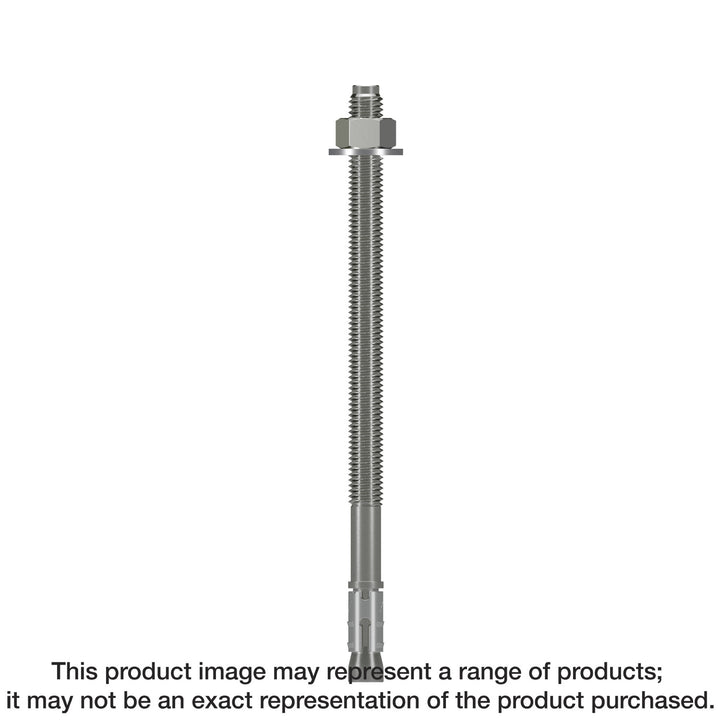 Simpson STB2-508126SS Strong-Bolt 2 — 1/2 in. x 8-1/2 in. Type 316 Stainless-Steel Wedge Anchor 25-Qty