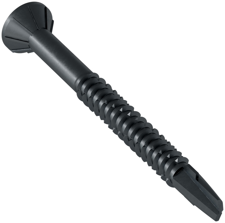 Simpson TBP1260S Strong-Drive TB WOOD-TO-STEEL Screw Collated — #12 x 2-3/8 in. Black Phos. 1000-Qty