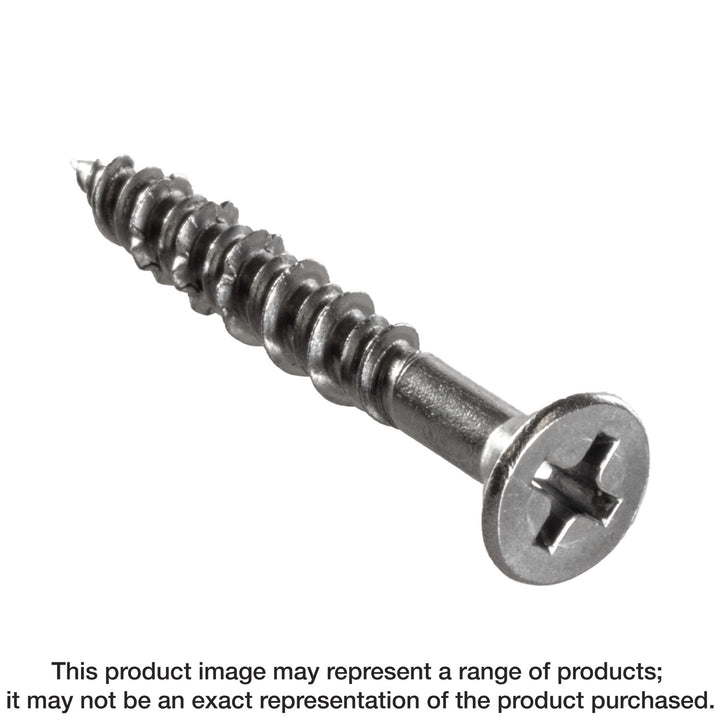 Simpson T08J125FXM Marine Screw, Flat Head — #8 x 1-1/4 in. #2 Phillips Drive, Type 316 1000-Qty