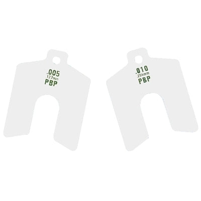 Precision Brand 42855 Decimal Slotted Shim Refill Packages, 0.005", Stainless Steel 300, 0.075 x 8 x 8