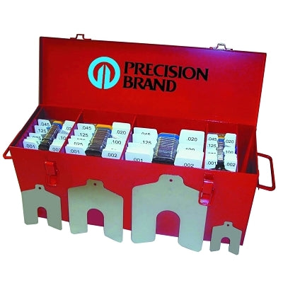 Precision Brand 42996 Slotted Shim Assortment Kits, .0010-1/8" Thick, Master Asst