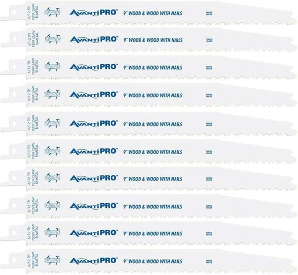 AvantiPro 9" 6/12 TPI BM Recip Blade (10-Pack)