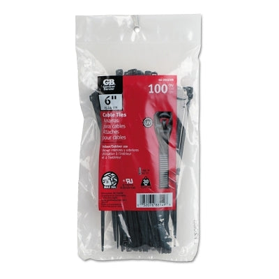 Gardner Bender 46206UVB CABLE TIE UVB 6" 45 LB 100/BAG