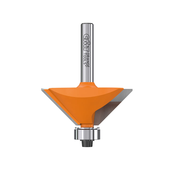 CMT Orange Tools 836.130.11 CHAMFER BIT WITH BEARING D=3/4”x7/16” A=15° S=1/4”