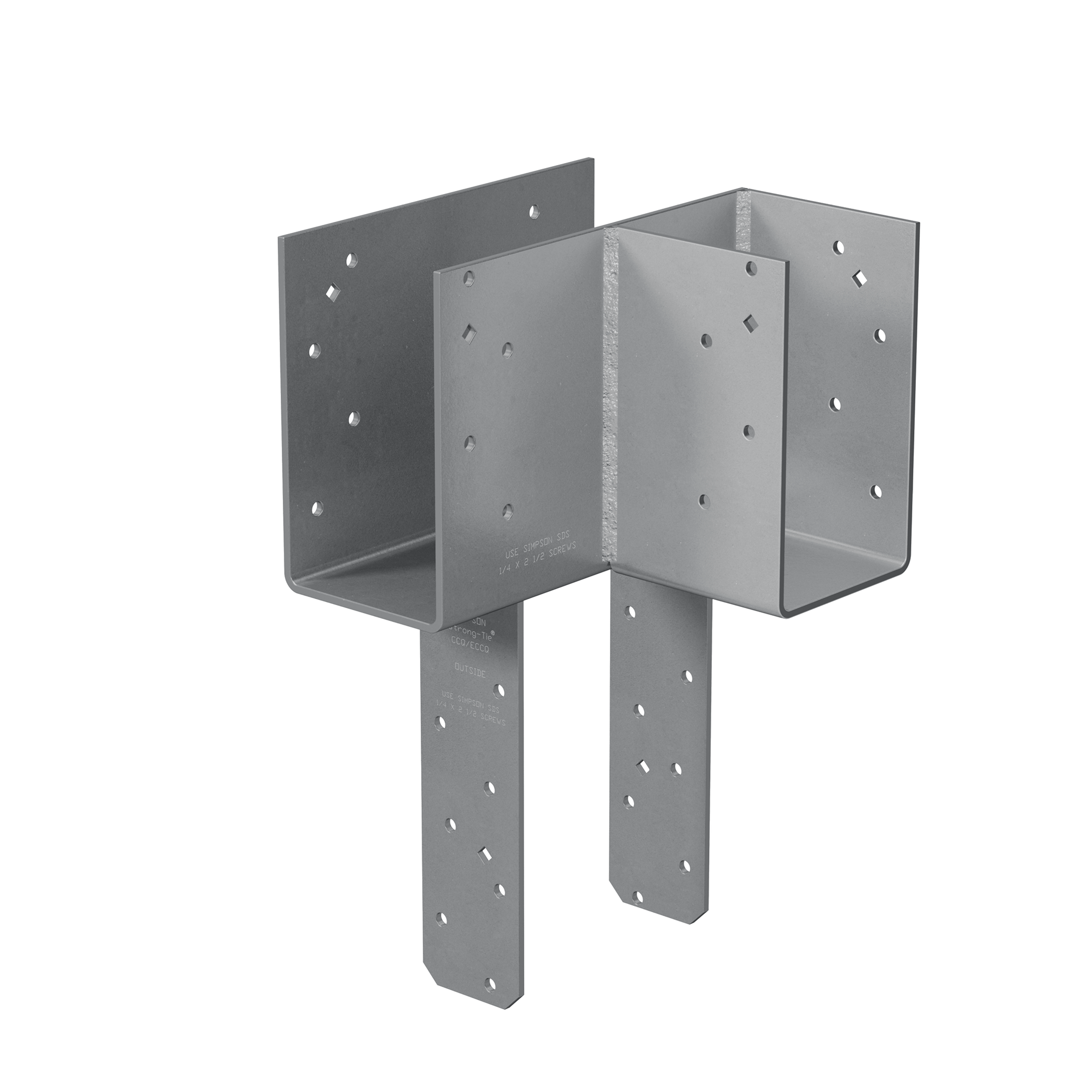 Simpson End Part Simpson ECCLRQ666SDS ECCLRQ L-Shape End Column Cap for 6x Beams, 6x Po ...