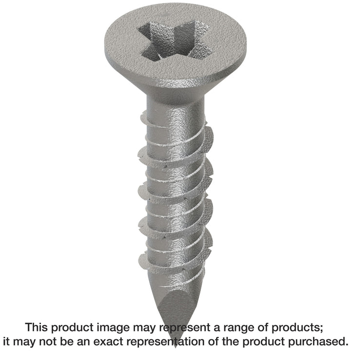 Simpson TTN25114PFSS Titen 1/4 in. x 1-1/4 in. Phillips Flat-Head Stainless-Steel Concrete and Masonry Screw 100-Qty