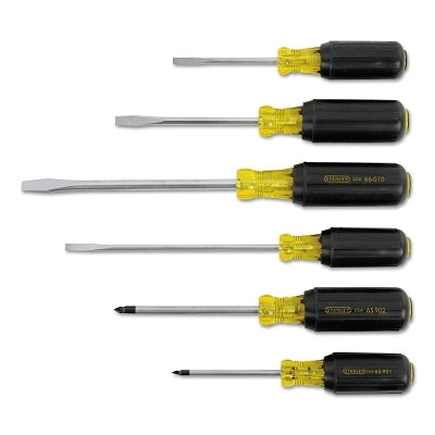 Stanley 66565 SCREWDRIVER RUBBER GRIP6 PC SET