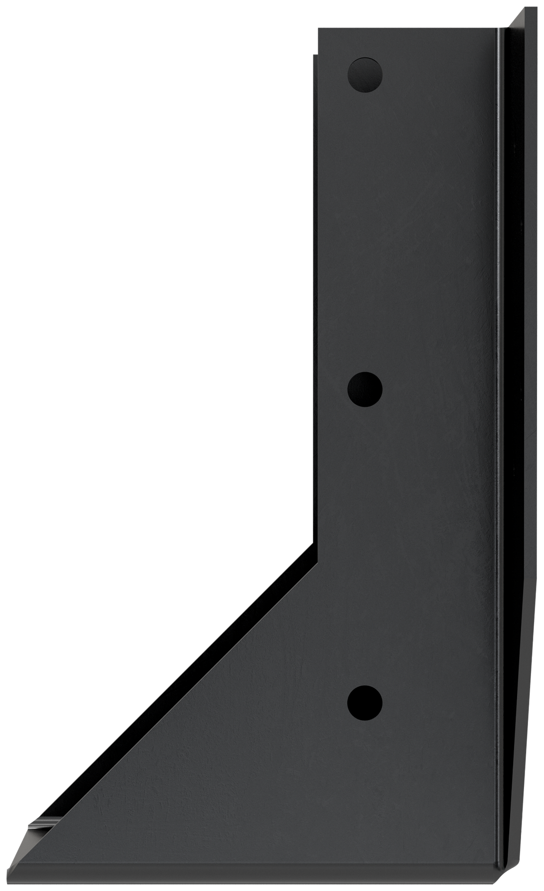 Simpson OHU48-SDS3 OHU Black Powder-Coated Ornamental Joist Hanger for 4x8 w/ Strong-Drive SDS Screws