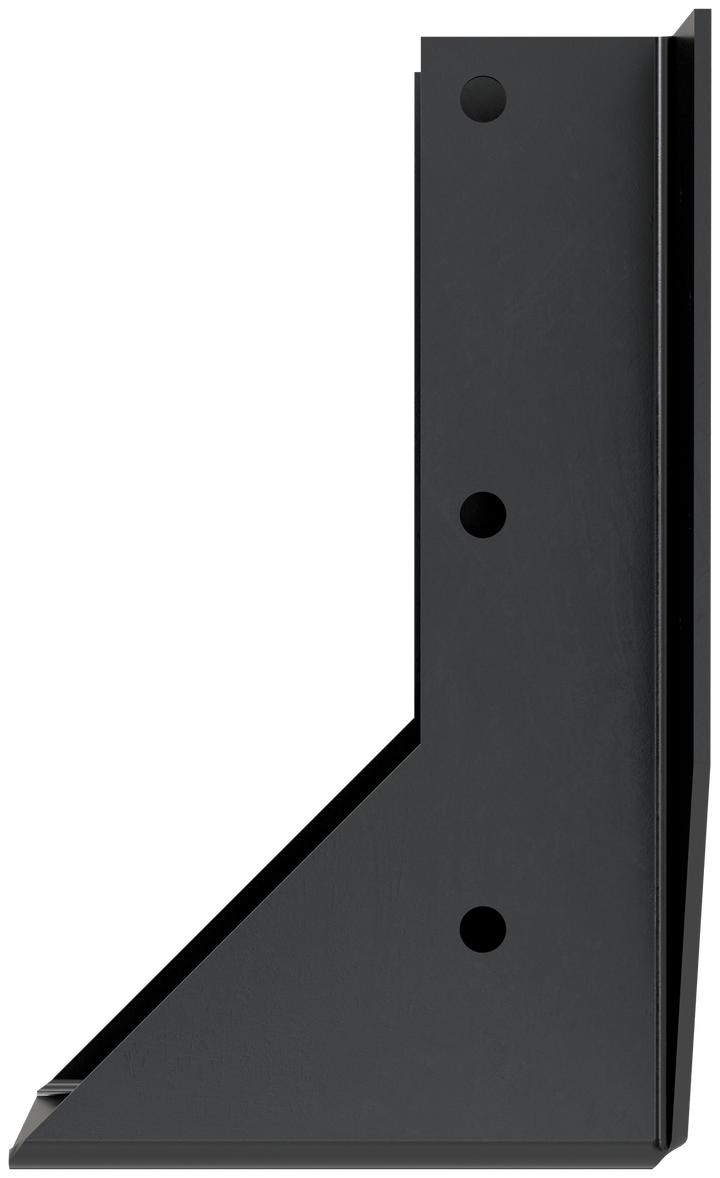 Simpson OHU48-SDS3 OHU Black Powder-Coated Ornamental Joist Hanger for 4x8 w/ Strong-Drive SDS Screws