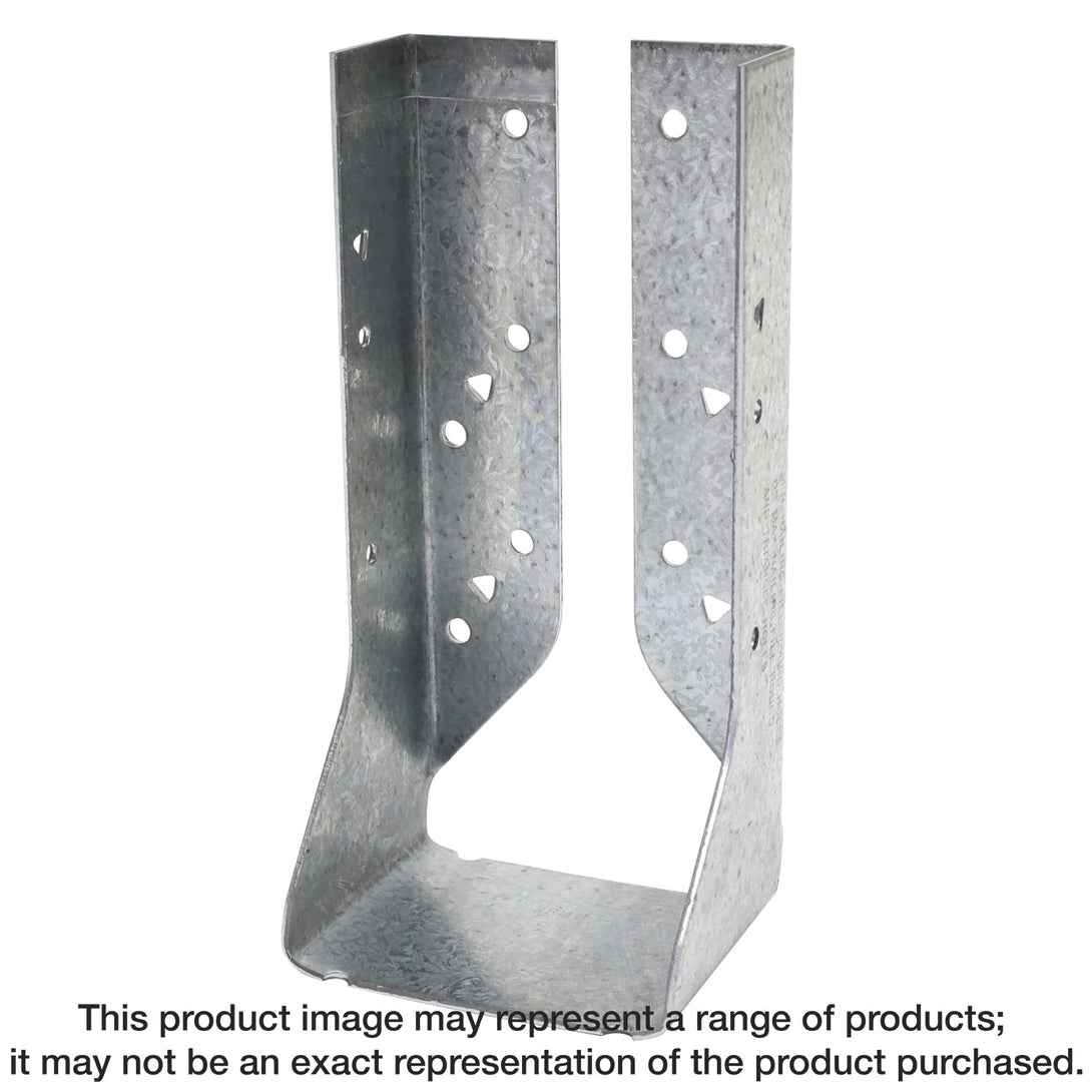 Simpson HUC28-2 HUC Galvanized Face-Mount Concealed-Flange Joist Hanger for Double 2x8