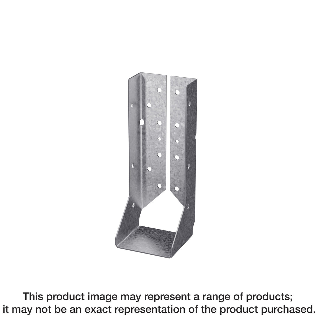 Simpson HUCQ210-3Z-SDS HUCQ ZMAX Galvanized Heavy Face-Mount Concealed-Flange Joist Hanger for Triple 2x10 w/ Screws