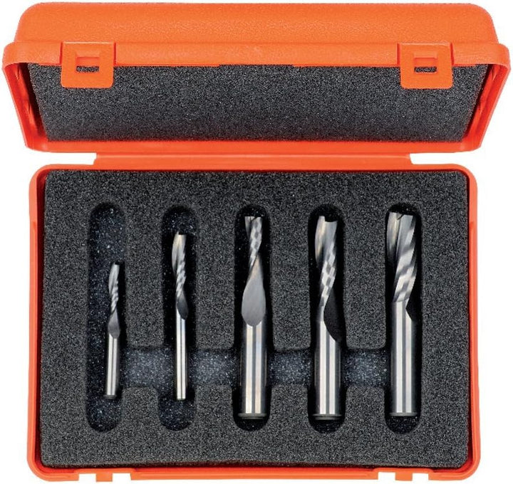 CMT Orange Tool 192.000.02 SOLID CARBIDE 5-PCS DOWNCUT SPIRAL BIT