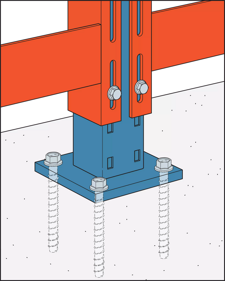 Simpson THD50500HC20 Titen HD 1/2 in. x 5 in. Heavy-Duty Screw Anchor 20-Qty