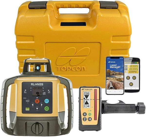 Topcon RL-HV2S/RWRBD Self-Leveling Dual Slope Laser