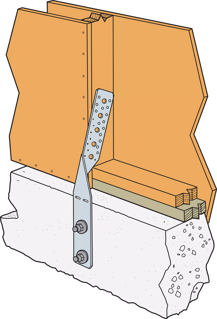 Simpson FSA FSA 25-1/2 in. x 2-1/2 in. Galvanized Foundation Stud Anchor