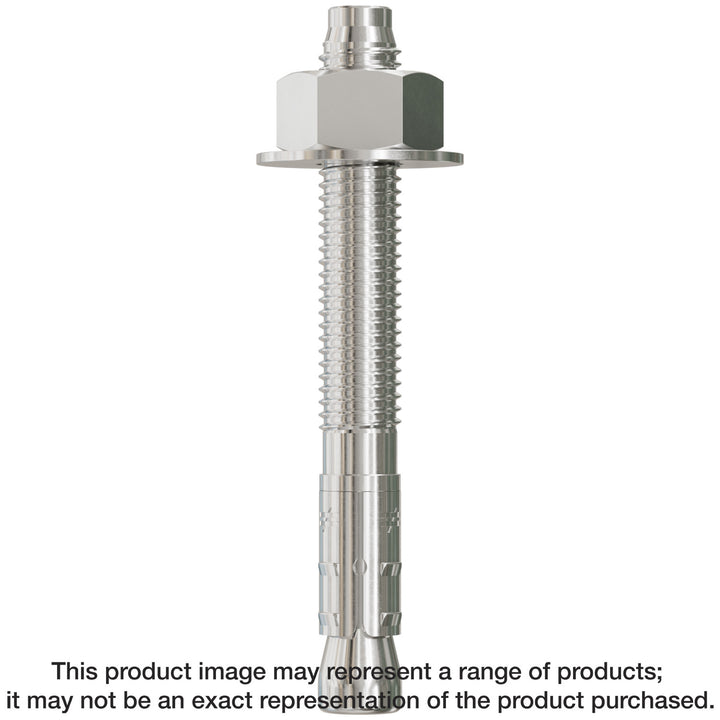 Simpson STB2-504144SS Strong-Bolt 2 — 1/2 in. x 4-1/4 in. Type 304 Stainless-Steel Wedge Anchor 25-Qty