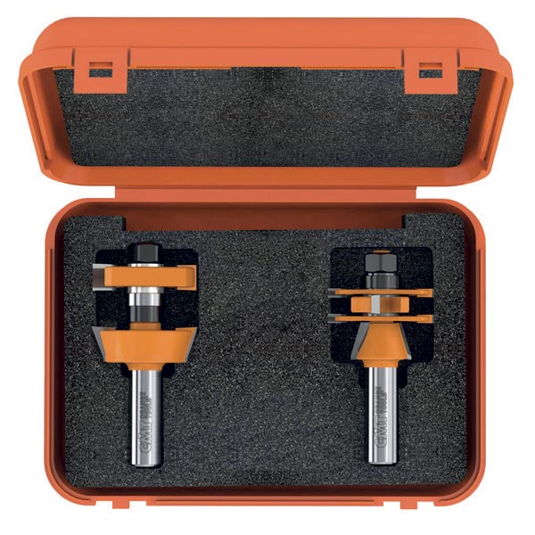 CMT Orange Tools 800.624.11 ADJUSTABLE SHAKER ROUTER BIT SETS D=1-5/8”  S=1/2” (2-PCS.)