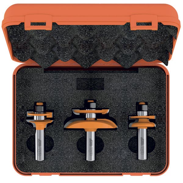 CMT Orange Tool 800.518.11 3-PIECE COVE JUNIOR RAISED PANEL SET