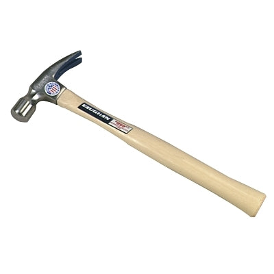 Vaughan 999 Framing Rip Hammer  Forged Steel  Straight White Hickory Handle  14 in  1.81 lb