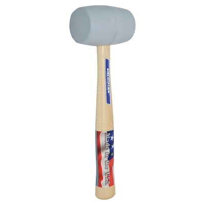 Vaughan RM2W Solid Rubber Mallets  20 oz  10-5/8 in  Hardwood Handle