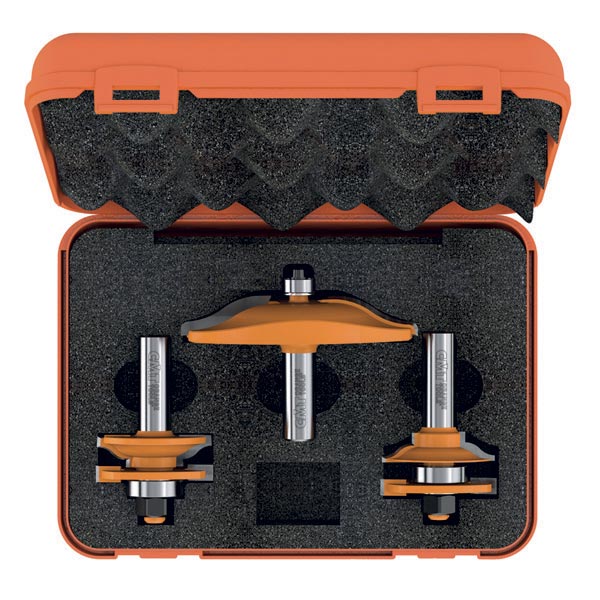 CMT Orange Tool 800.514.11 3-PIECE BEVEL & RADIUS KITCHEN SET