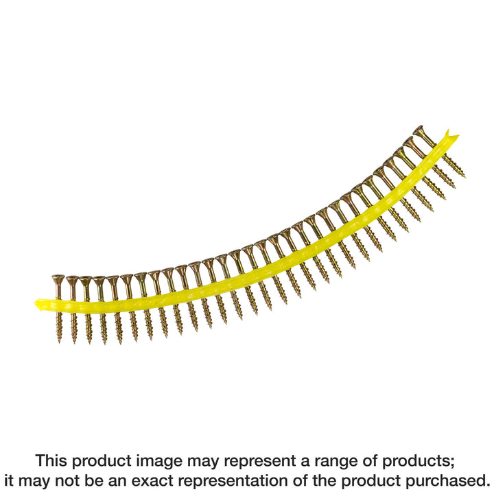 Simpson HCKWSV3S Strong-Drive WSV SUBFLOOR Screw Collated — #9 x 3 in. T25, Yellow Zinc 500-Qty