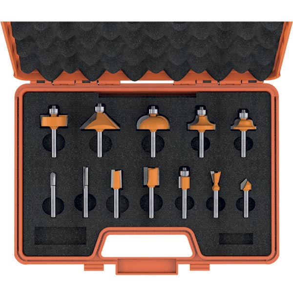 CMT Orange Tool 800.503.11 12-PIECE ROUTER BIT SET