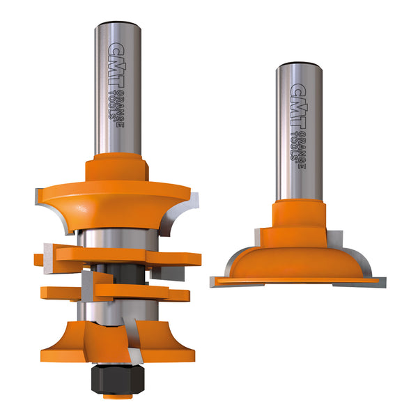 CMT Orange Tools 855.806.11 RAIL & STILE ROUTER BIT SET  D=1-7/8”x1-3/4”  S=1/2”