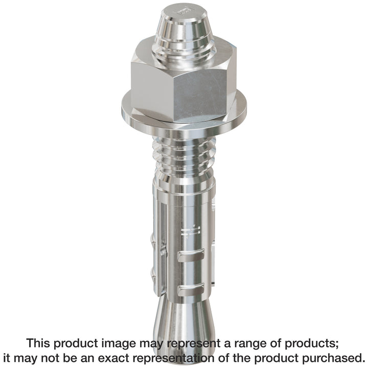 Simpson STB2-372146SSR50 Strong-Bolt 2 — 3/8 in. x 2-1/4 in. Type 316 Stainless-Steel Wedge Anchor 50-Qty