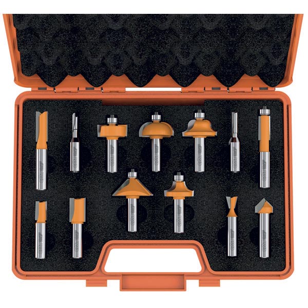 CMT Orange Tool 800.505.11 13-PIECE ROUTER BIT SET